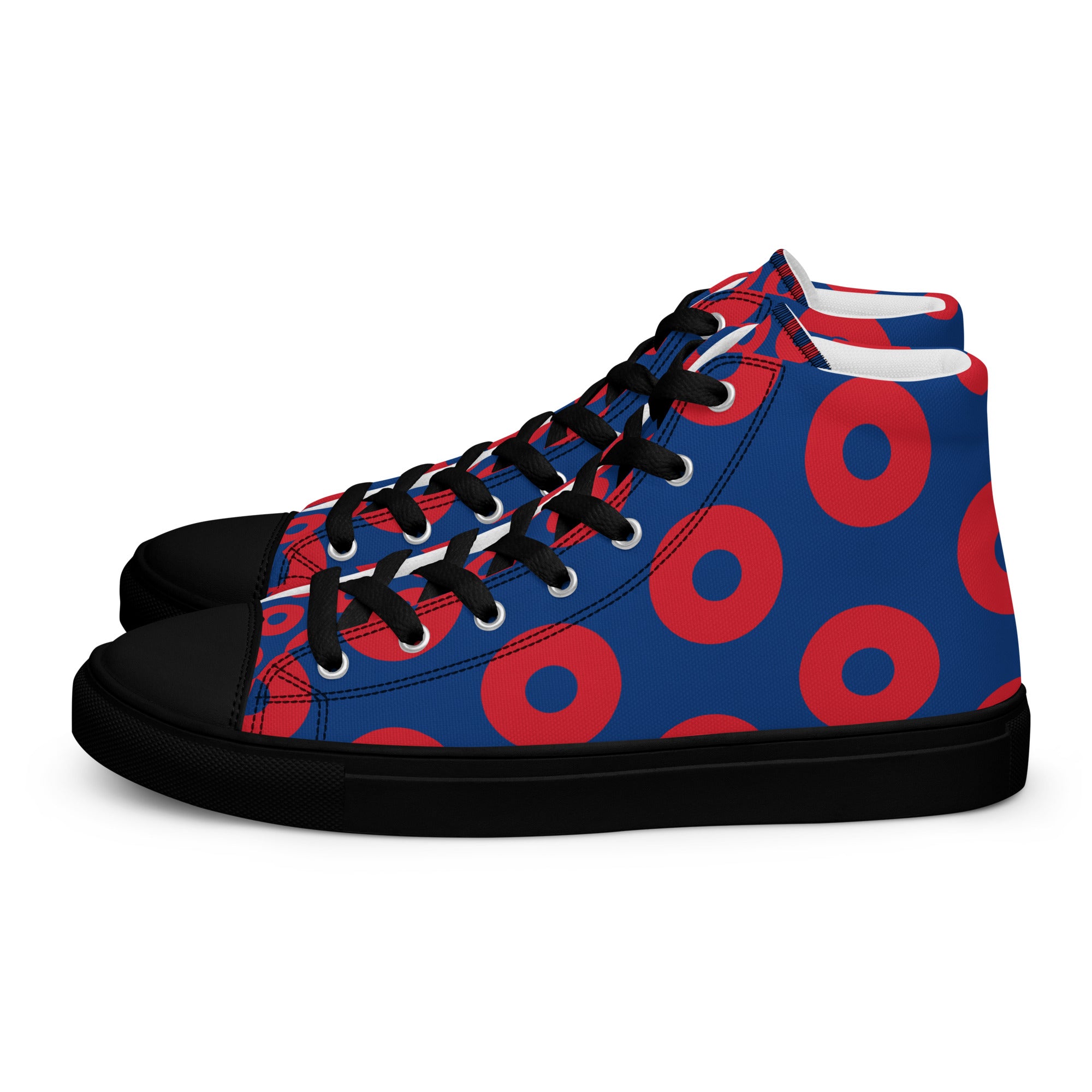 Men’s Fishman Donuts Phish High Top Canvas Shoes