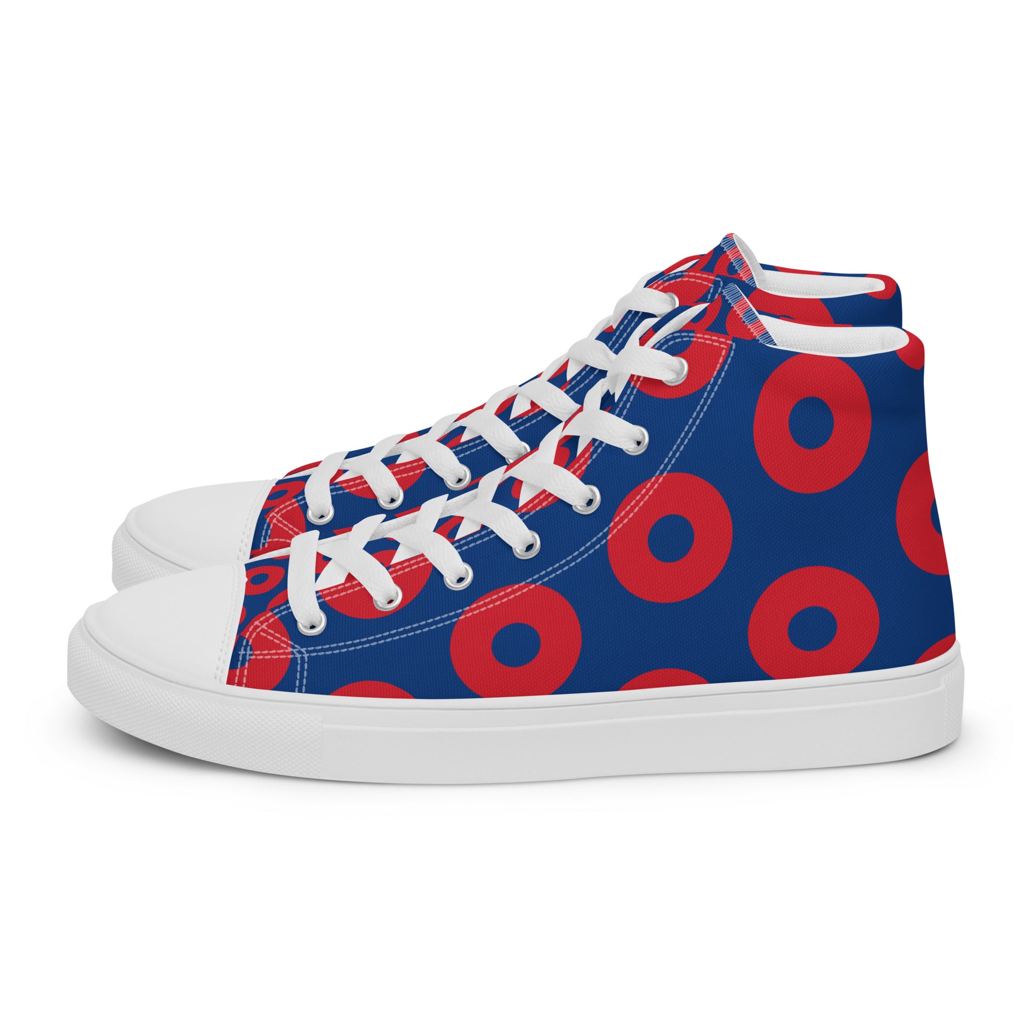 Men’s Fishman Donuts Phish High Top Canvas Shoes