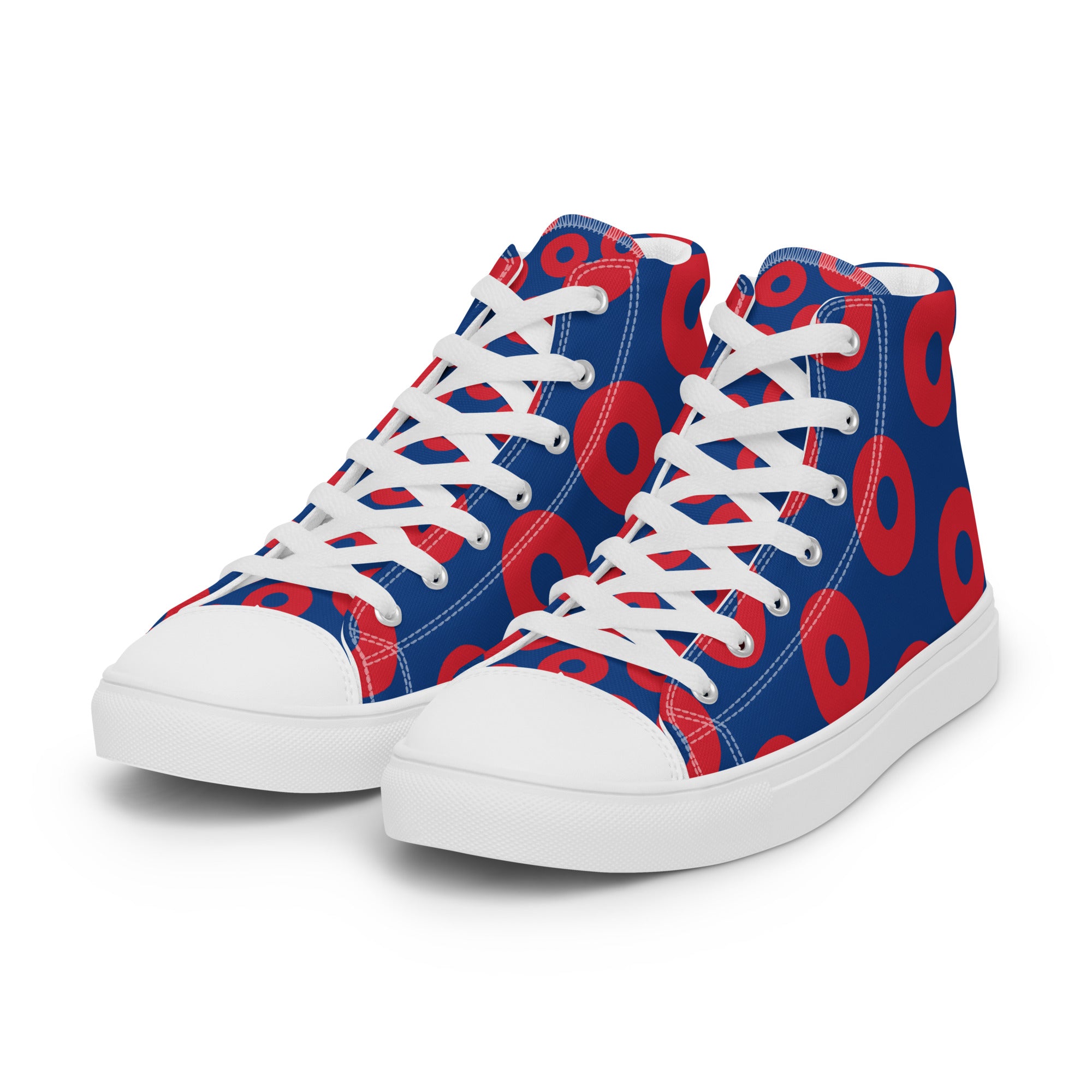 Men’s Fishman Donuts Phish High Top Canvas Shoes