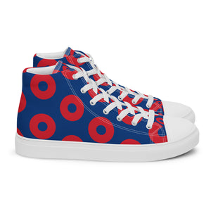 Men’s Fishman Donuts Phish High Top Canvas Shoes