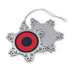 Load image into Gallery viewer, Pewter Snowflake Ornament
