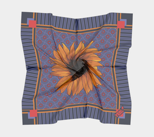 Sunflower donut scarf