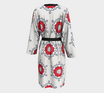 Load image into Gallery viewer, Fishman Snowflake Donut Peignoir Robe
