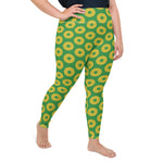 Load image into Gallery viewer, Phish LEMSG Fishman Donuts Yoga Larger Leggings
