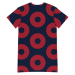 Load image into Gallery viewer, Phish T-shirt dress Fishman Donuts
