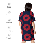 Load image into Gallery viewer, Phish T-shirt dress Fishman Donuts
