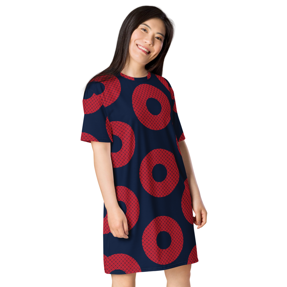 Phish T-shirt dress Fishman Donuts