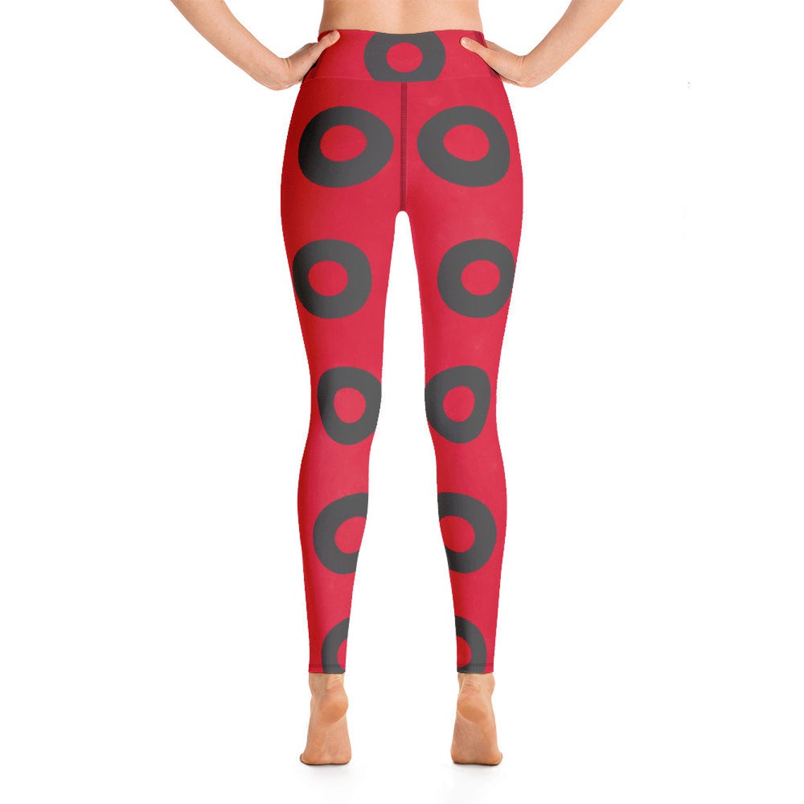 Phish YEMSG Fishman Clone Donuts Yoga Leggings