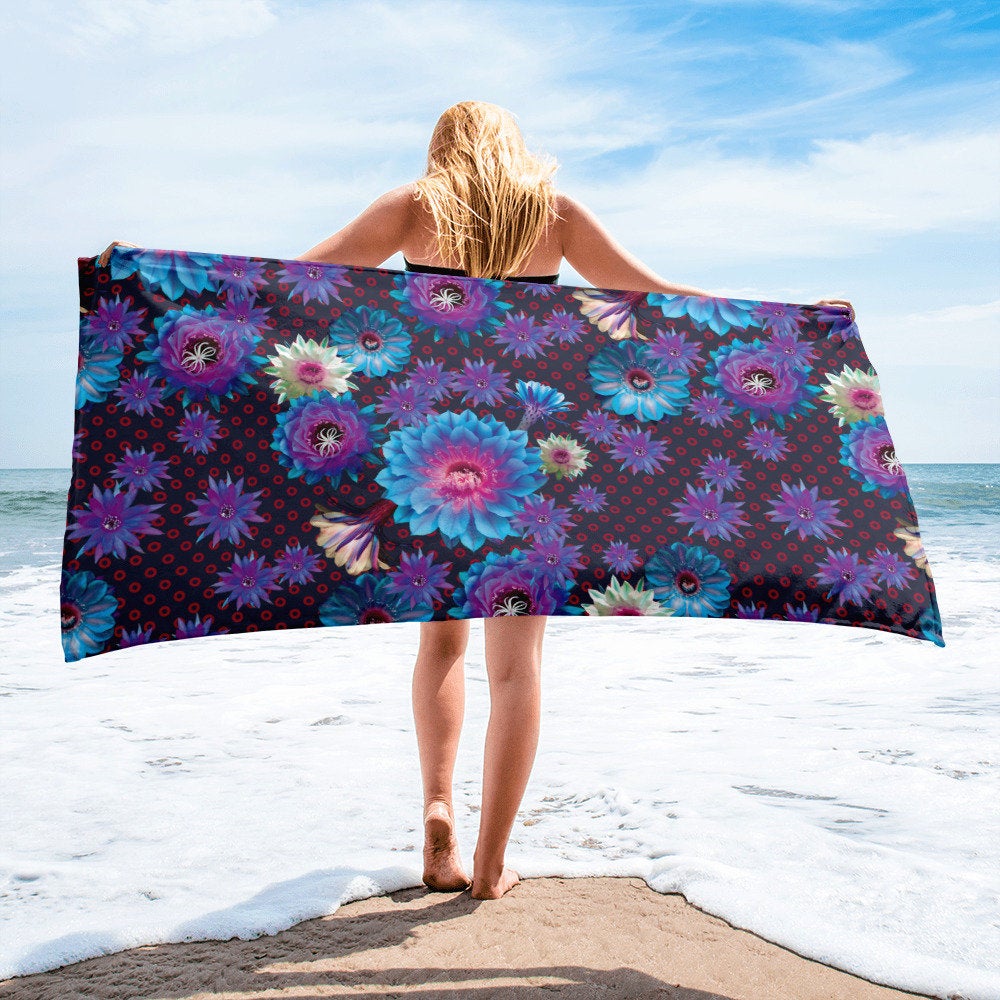 Floral Fishman Classic Donuts Phish Towel