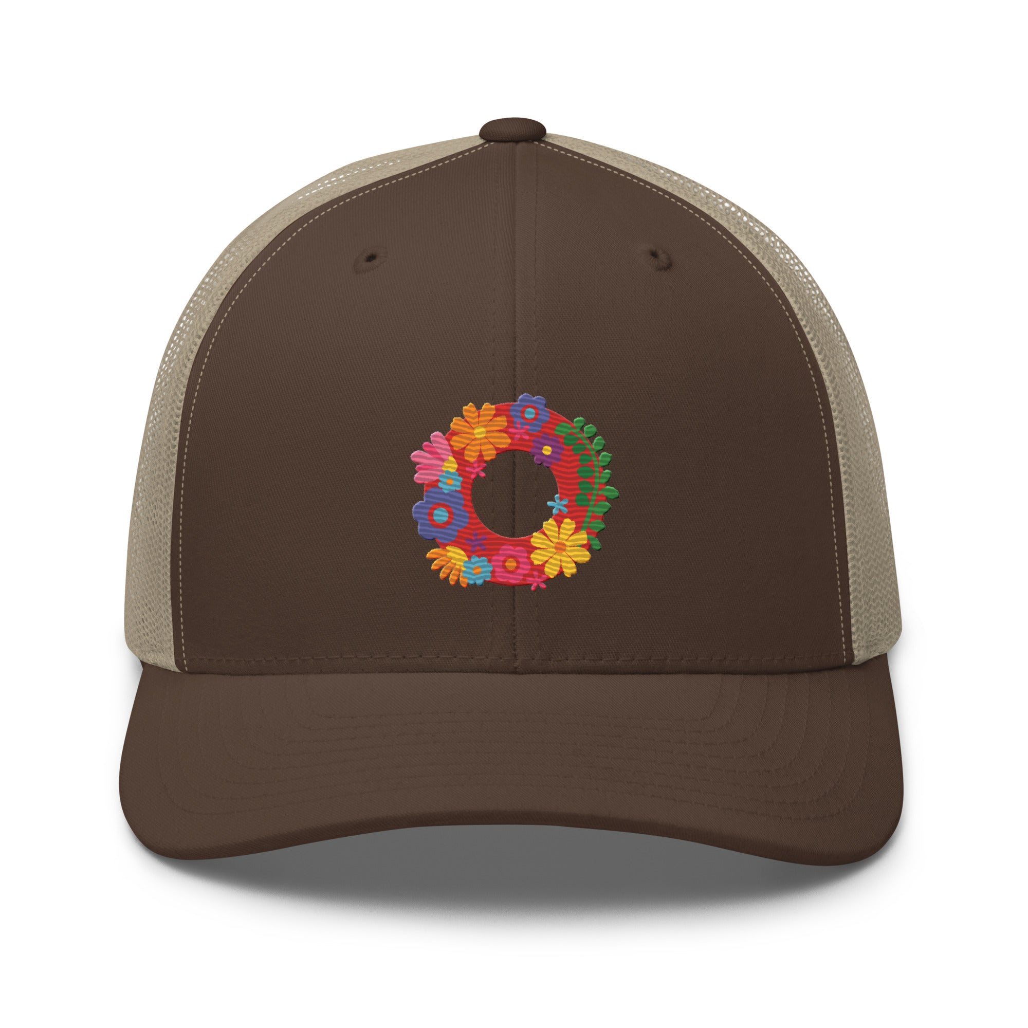 Fishman Flower Pop Donuts Phish Trucker Cap