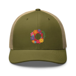 Fishman Flower Pop Donuts Phish Trucker Cap