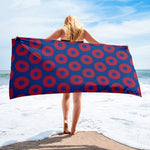Load image into Gallery viewer, Fishman Donuts Phish Donut Bath and Beach Towel

