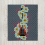 Load image into Gallery viewer, Phish Throw Blanket Mike Gordon Bass Guitar
