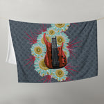 Load image into Gallery viewer, Phish Throw Blanket Mike Gordon Bass Guitar
