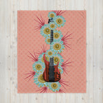 Load image into Gallery viewer, Phish Throw Blanket Mike Gordon Bass Guitar
