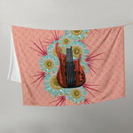 Load image into Gallery viewer, Phish Throw Blanket Mike Gordon Bass Guitar
