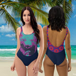 Load image into Gallery viewer, Wombat Had to Have That One-Piece Phish Swimsuit
